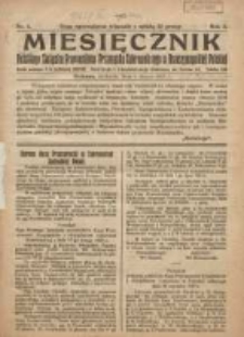 Miesięcznik Polskiego Związku Pracowników Przemysłu Cukrowniczego w Rzeczypospolitej Polskiej 1925.03.01 R.3 Nr1