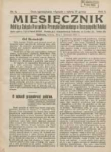 Miesięcznik Polskiego Związku Pracowników Przemysłu Cukrowniczego w Rzeczypospolitej Polskiej 1925.08.01 R.3 Nr6