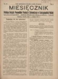 Miesięcznik Polskiego Związku Pracowników Przemysłu Cukrowniczego w Rzeczypospolitej Polskiej 1925.12.01 R.3 Nr10