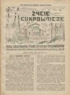 Życie Cukrownicze : miesięcznik : organ Polskiego Związku Pracownik&oacute;w Przemysłu Cukrowniczego w Rzeczypospolitej Polskiej 1927.05.01 R.5 Nr3