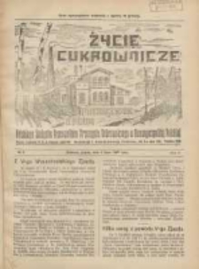 Życie Cukrownicze : miesięcznik : organ Polskiego Związku Pracowników Przemysłu Cukrowniczego w Rzeczypospolitej Polskiej 1927.07.01 R.5 Nr5