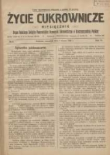 Życie Cukrownicze : miesięcznik : organ Polskiego Związku Pracowników Przemysłu Cukrowniczego w Rzeczypospolitej Polskiej 1928.03.01 R.6 Nr2
