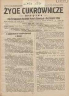 Życie Cukrownicze : miesięcznik : organ Polskiego Związku Pracownik&oacute;w Przemysłu Cukrowniczego w Rzeczypospolitej Polskiej 1929.03.01 R.7 Nr3
