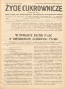 Życie Cukrownicze : miesięcznik : organ Polskiego Związku Pracownik&oacute;w Przemysłu Cukrowniczego w Rzeczypospolitej Polskiej 1931.05.01 R.9 Nr5