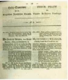 Gesetz-Sammlung f&uuml;r die K&ouml;niglichen Preussischen Staaten. 1831 No4