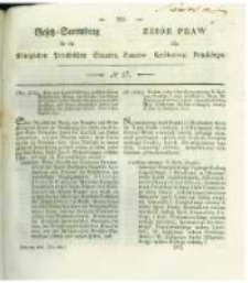 Gesetz-Sammlung f&uuml;r die K&ouml;niglichen Preussischen Staaten. 1831 No17