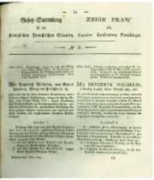 Gesetz-Sammlung für die Königlichen Preussischen Staaten. 1832 No3