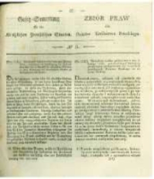 Gesetz-Sammlung für die Königlichen Preussischen Staaten. 1832 No5