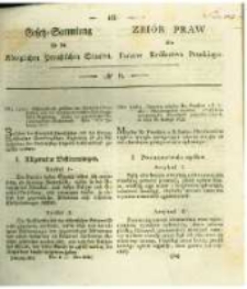Gesetz-Sammlung f&uuml;r die K&ouml;niglichen Preussischen Staaten. 1832 No8