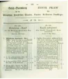 Gesetz-Sammlung f&uuml;r die K&ouml;niglichen Preussischen Staaten. 1832 No14