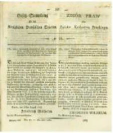 Gesetz-Sammlung für die Königlichen Preussischen Staaten. 1832 No21