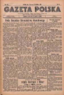 Gazeta Polska: codzienne pismo polsko-katolickie dla wszystkich stanów 1937.04.29 R.41 Nr99