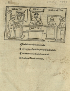 Satirae, cum commentis Publii Annaei Cornuti, Ioannis Britannici et Bartholomaei Fontii