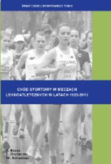 Ch&oacute;d sportowy w meczach lekkoatletycznych w latach 1922-2015