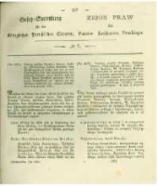 Gesetz-Sammlung für die Königlichen Preussischen Staaten. 1836 No7