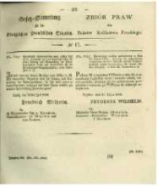 Gesetz-Sammlung für die Königlichen Preussischen Staaten. 1836 No17