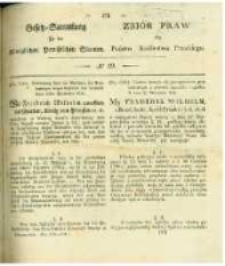 Gesetz-Sammlung f&uuml;r die K&ouml;niglichen Preussischen Staaten. 1836 No19