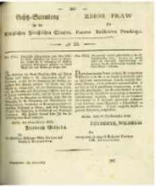 Gesetz-Sammlung für die Königlichen Preussischen Staaten. 1836 No20