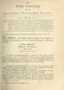 Gesetz-Sammlung für die Königlichen Preussischen Staaten. 1879.03.28 No9