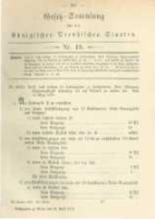 Gesetz-Sammlung für die Königlichen Preussischen Staaten. 1879.04.26 No15