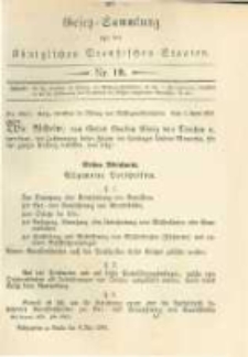 Gesetz-Sammlung für die Königlichen Preussischen Staaten. 1879.05.06 No19