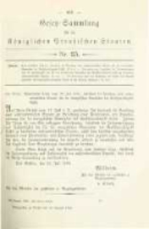 Gesetz-Sammlung für die Königlichen Preussischen Staaten. 1884.08.28 No25