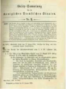 Gesetz-Sammlung für die Königlichen Preussischen Staaten. 1898.01.27 No2