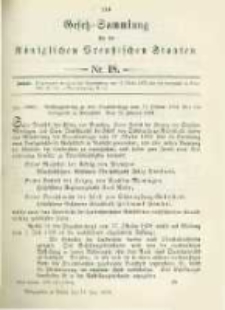 Gesetz-Sammlung für die Königlichen Preussischen Staaten. 1898.06.18 No18