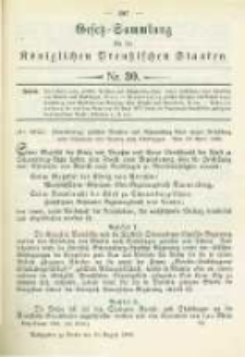 Gesetz-Sammlung für die Königlichen Preussischen Staaten. 1898.08.24 No30