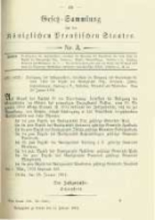 Gesetz-Sammlung für die Königlichen Preussischen Staaten. 1902.02.14 No3