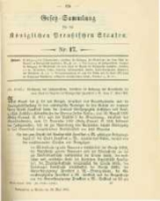 Gesetz-Sammlung für die Königlichen Preussischen Staaten. 1902.05.24 No17