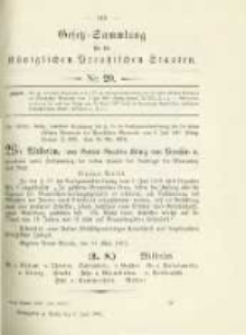 Gesetz-Sammlung für die Königlichen Preussischen Staaten. 1902.06.05 No20