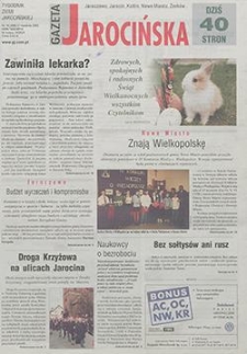 Gazeta Jarocińska 2000.04.21 Nr16(498)
