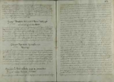 Instrukcja Pawła Wołuckiego biskupa kamienieckiego, posła do papieża Klemensa VIII, 1600