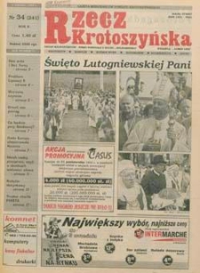 Rzecz Krotoszyńska 1999.09.01 R.10 Nr34(241)