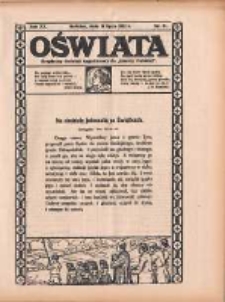 Oświata: bezpłatny dodatek tygodniowy do "Gazety Polskiej" 1932.07.31 R.20 Nr31