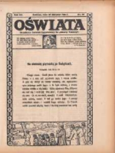 Oświata: bezpłatny dodatek tygodniowy do "Gazety Polskiej" 1932.08.28 R.20 Nr35