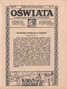 Oświata: bezpłatny dodatek tygodniowy do "Gazety Polskiej" 1932.09.25 R.20 Nr39