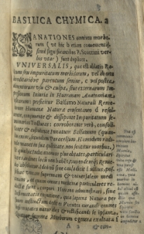 Basilica chymica [...]. P. 1. Basilica chymica