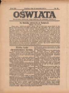 Oświata: bezpłatny dodatek tygodniowy do "Gazety Polskiej" 1933.09.10 R.21 Nr37
