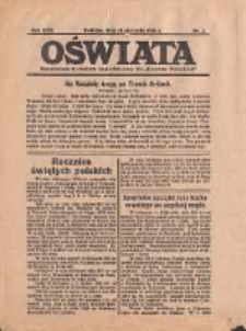 Oświata: bezpłatny dodatek tygodniowy do "Gazety Polskiej" 1934.01.14 R.22 Nr2