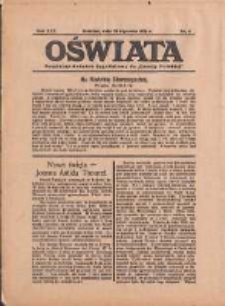 Oświata: bezpłatny dodatek tygodniowy do "Gazety Polskiej" 1934.01.28 R.22 Nr4
