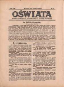Oświata: bezpłatny dodatek tygodniowy do "Gazety Polskiej" 1934.02.04 R.22 Nr5