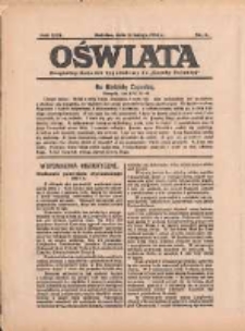 Oświata: bezpłatny dodatek tygodniowy do "Gazety Polskiej" 1934.02.11 R.22 Nr6