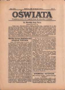 Oświata: bezpłatny dodatek tygodniowy do "Gazety Polskiej" 1934.02.25 R.22 Nr8