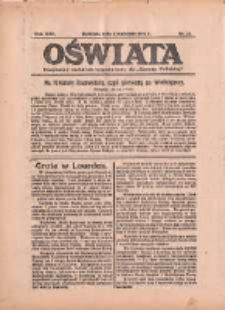 Oświata: bezpłatny dodatek tygodniowy do "Gazety Polskiej" 1934.04.08 R.22 Nr14