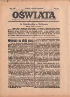Oświata: bezpłatny dodatek tygodniowy do "Gazety Polskiej" 1934.05.13 R.22 Nr19