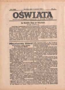 Oświata: bezpłatny dodatek tygodniowy do "Gazety Polskiej" 1934.06.03 R.22 Nr22