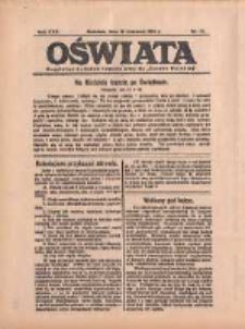 Oświata: bezpłatny dodatek tygodniowy do "Gazety Polskiej" 1934.06.10 R.22 Nr23