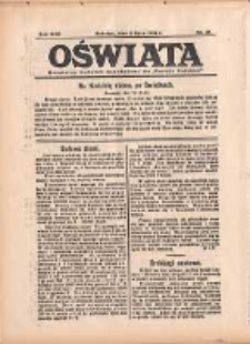 Oświata: bezpłatny dodatek tygodniowy do "Gazety Polskiej" 1934.07.08 R.22 Nr27